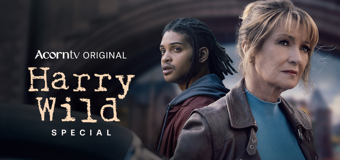 Harry Wild, Jane Seymour, Rohan Nedd, used with Acorn TV permission, written by Georgia Makitalo for Mystery and Romance TV