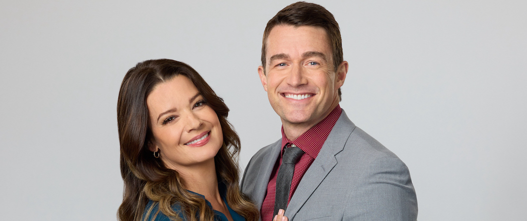 Merry Christmas, Ted Cooper-Photo: Kimberley Sustad, Robert Buckley Credit: ©2025 Hallmark Media/Photographer: Sven Boecker, written by Georgia Makitalo, Mystery & Romance TV