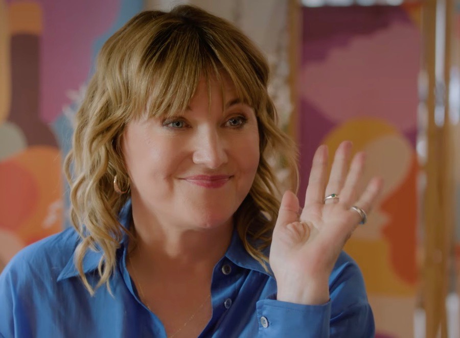 Lucy Lawless as Alexa Crowe, My Life Is Murder, Acorn TV, Image YouTube, written by Georgia Makitalo for Mystery and Romance TV
