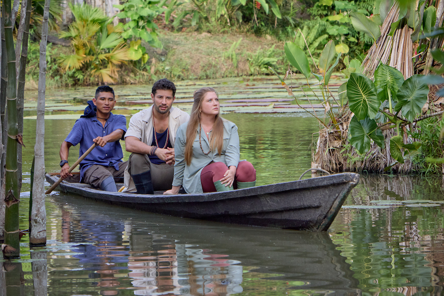 Photo: Daniel JeanPool Curico Ricotta, Rafael de la Fuente, Jaicy Elliot Credit: ©2025 Hallmark Media/Photographer: Courtesy Johnson Management Group
