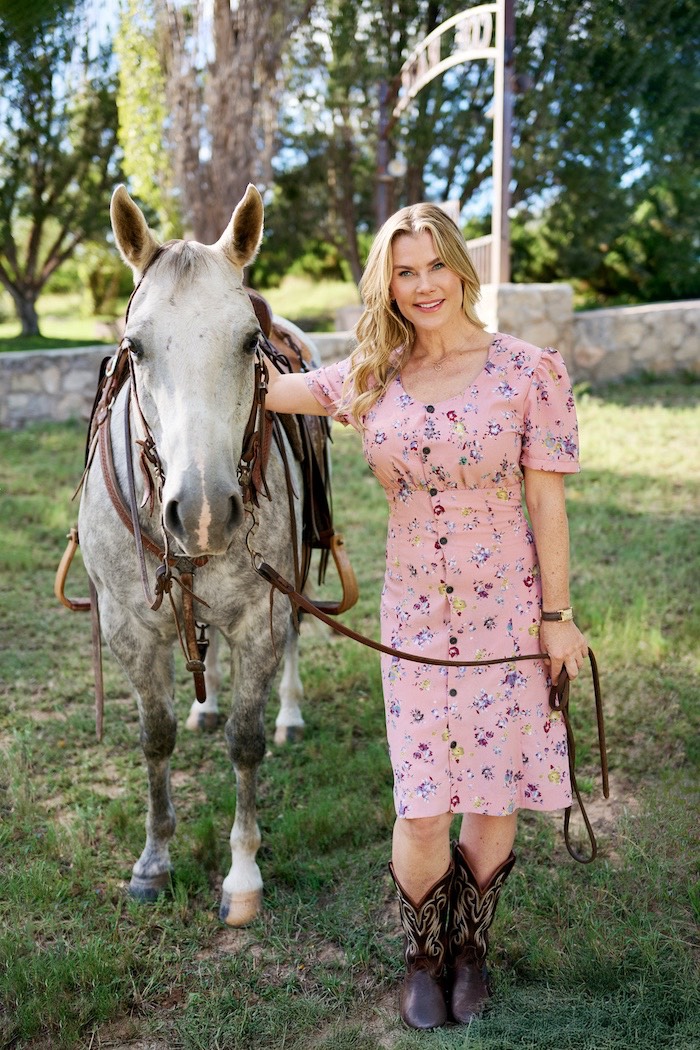 Photo: Alison Sweeney Credit: ©2025 Hallmark Media/Photographer: Courtesy Vault Entertainment