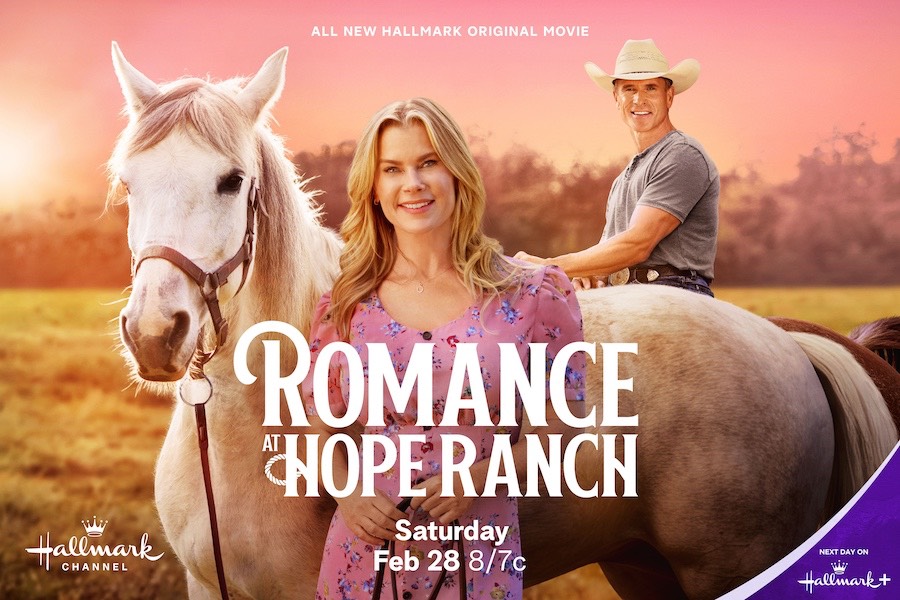 Photo: Alison Sweeney, Gabriel Hogan Credit: ©2025 Hallmark Media/Photographer: Courtesy Vault Entertainment